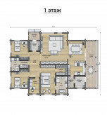 Дом из клееного бруса VZ-498